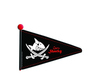 Bike Fashion Sicherheitswimpel Capt´n Sharky