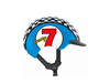 Casco Mini 2 52-56 cm Lucky7 blau 52-56 cm Lucky7 blau