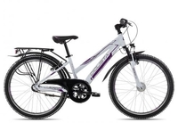 Ciclista Adventure 3 24 Trapez white violet grey 34 cm Fahrräder