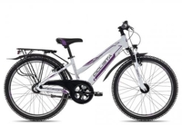 Ciclista Adventure 7 24 Trapez white violet grey 34 cm Fahrräder