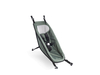 Croozer Babysitz mit 5-Punkt Gurt jungle green black