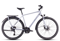 Cube Kathmandu PRO 2025 silverblue´n´grey 50 cm Trekkingräder