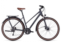 Cube Kathmandu PRO Trapez 2023 grey´n´black M Trekkingräder