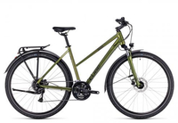 Cube Nature Allroad Trapez 2024 shinymoss´n´black 46 cm Crossräder