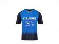Cube Vertex Rundhalstrikot kurzarm blau XL Fahrradbekleidung