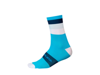 Endura Bandwidth Streifensocken S-M neon blau S-M neon blau