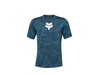 Fox Racing Ranger Tru Dri SS Jersey blau L Fahrradbekleidung