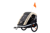 Hamax Avenida Two Kinderanhänger 2 Kinder coffee brown
