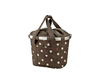 KLICKfix Reisenthel Bikebasket mocca dots