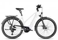 KTM Macina Style X Pro Trapez 2025 lightgrey/white blue 56 cm E-Trekkingräder