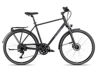 KTM Saragossa 2025 black matt/grey orange 46 cm Trekkingräder