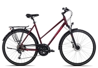 KTM Saragossa 27 Trapez 46 cm darkred/berry 28 Zoll