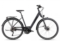 KTM VALENCIA STREET Wave 2024 metallic black matt/black lime 46 cm Trekkingräder