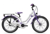 SCOOL chiX twin 20-3S Nexus white/purple 28 cm Fahrräder