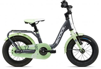 SCOOL niXe 12-1S dark grey/pastel green 21 cm Fahrräder