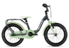 SCOOL niXe 16-1S dark grey/pastel green 24 cm Fahrräder