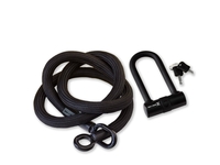 Tex-Lock eyelet X-Serie Kabelschloss 160 cm schwarz 160 cm schwarz