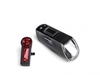 Trelock LS 760 I-Go Vision + LS 740 Vector Signal SET 100 Lux Fahrrad-Leuchtensets