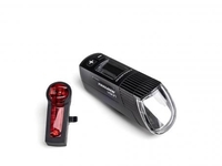 Trelock LS 760 I-Go Vision + LS 740 Vector Signal SET 100 Lux Fahrrad-Leuchtensets