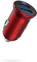 Anker 320 Car Charger (24W II) Ladegerät,  Mini Autoladegerät,  24W 4.8A Duales USB-Autoladegerät mit blauem LED-Licht,  für iPhone13/12/11/XR/Xs,  iPad Pro/Air 2/mini,  Galaxy und mehr