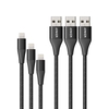 PowerLine+ II Lightning Cable 3-Pack (3ft,  6ft,  10ft)